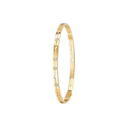 Pulse bracelet small model yellow gold and diamonds EUR4600